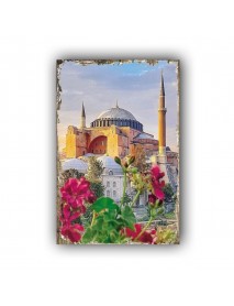 CAMİ 13 AHŞAP POSTER 20x30cm  - 05