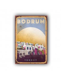 BODRUM AHŞAP POSTER 20x30cm  - 09