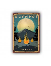 OLYMPOS AHŞAP POSTER 20x30cm  - 38