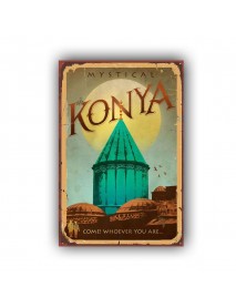 KONYA AHŞAP POSTER 20x30cm  - 43