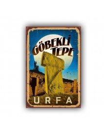 GÖBEKLİ TEPE AHŞAP POSTER 20x30cm  - 51