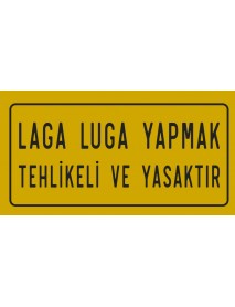 LAGA LUGA AHŞAP PLAKA POSTER - 90