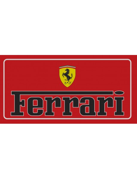 FERRARI AHŞAP PLAKA POSTER - 70