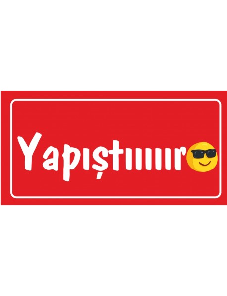 YAPIŞTIIR AHŞAP PLAKA POSTER - 24