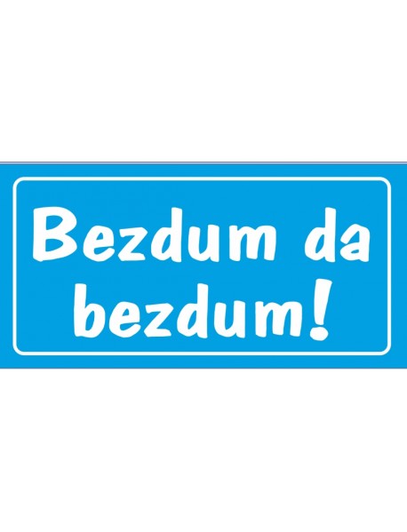 BEZDUM DA AHŞAP PLAKA POSTER - 32