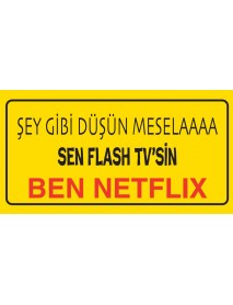 ŞEY GİBİ DÜŞÜN MESELA AHŞAP PLAKA POSTER - 60