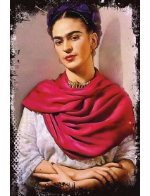 FRİDA KAHLO 2 AHŞAP POSTER 20x30cm  - 70