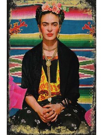 FRİDA KAHLO 4 AHŞAP POSTER 20x30cm  - 93