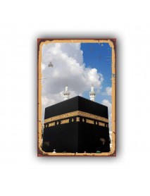 MASJİD AL-HARAM 2 AHŞAP POSTER 20x30cm  - 49