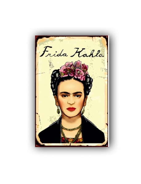 FRİDA KAHLO 8 AHŞAP POSTER 20x30cm  - 33