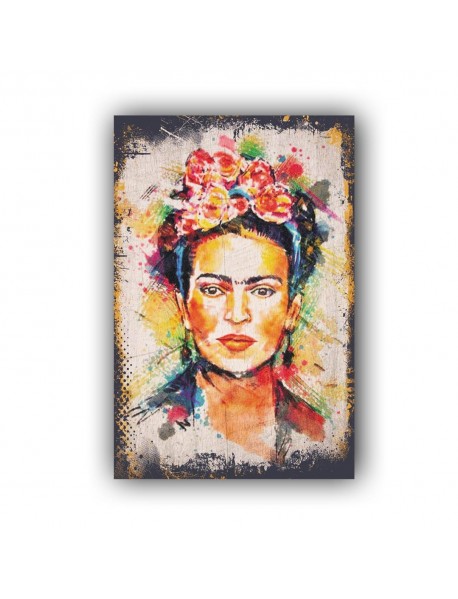 FRİDA KAHLO 12 AHŞAP POSTER 20x30cm  - 37