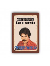 FERDİ TAYFUR 5 AHŞAP POSTER 20x30cm  - 54