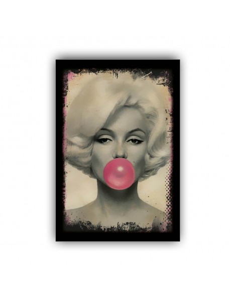 MARILYN MONROE 5 AHŞAP POSTER 20x30cm  - 04