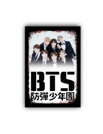 BTS 4 AHŞAP POSTER 20x30cm  - 82