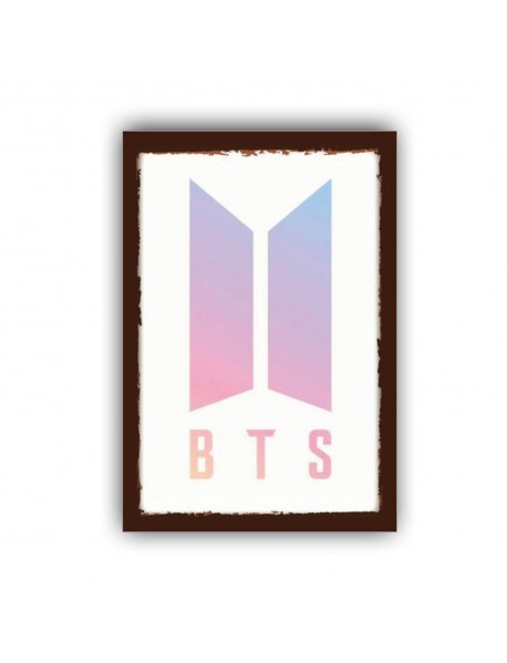 BTS 5 AHŞAP POSTER 20x30cm  - 83