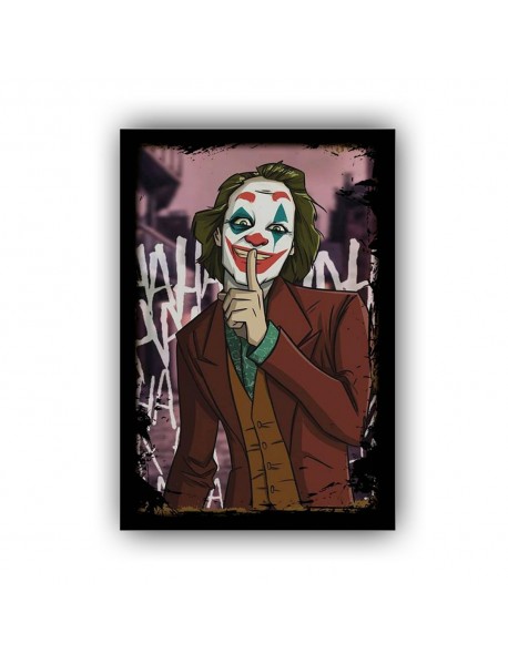 JOKER 19 AHŞAP POSTER 20x30cm  - 65