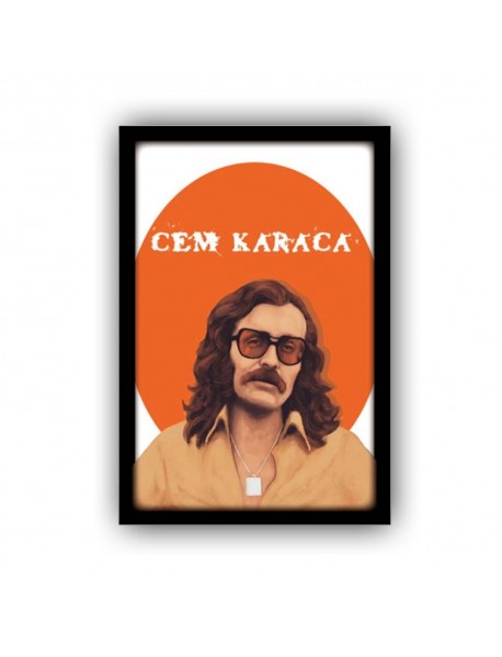 CEM KARACA 7 AHŞAP POSTER 20x30cm  - 88