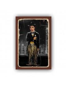 CHAPLIN 7 AHŞAP POSTER 20x30cm  - 34