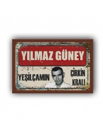 YILMAZ GÜNEY 15 AHŞAP POSTER 20x30cm  - 29