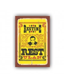 RESTİNE REST AHŞAP POSTER 20x30cm  - 56