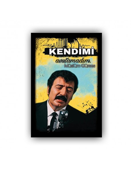 AVUTAMADIM AHŞAP POSTER 20x30cm  - 77