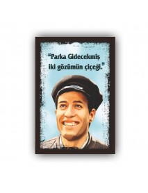 KEMAL SUNAL 22 AHŞAP POSTER 20x30cm  - 98