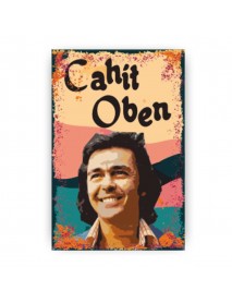 CAHİT OBEN AHŞAP POSTER 20x30cm  - 81