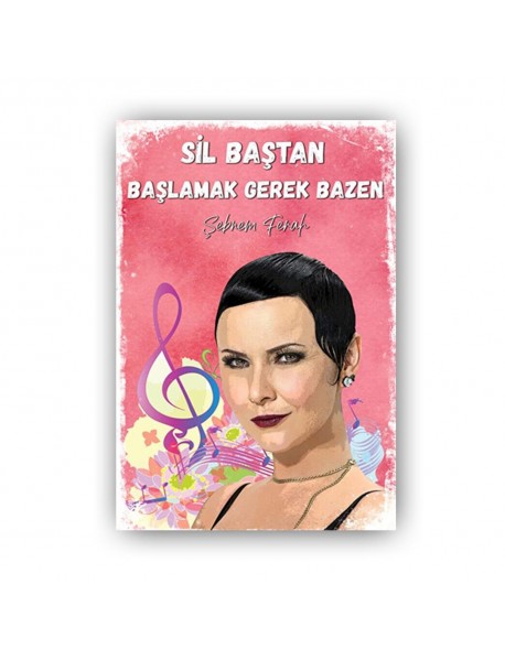 SİL BAŞTAN BAŞLAMAK AHŞAP POSTER 20x30cm  - 83