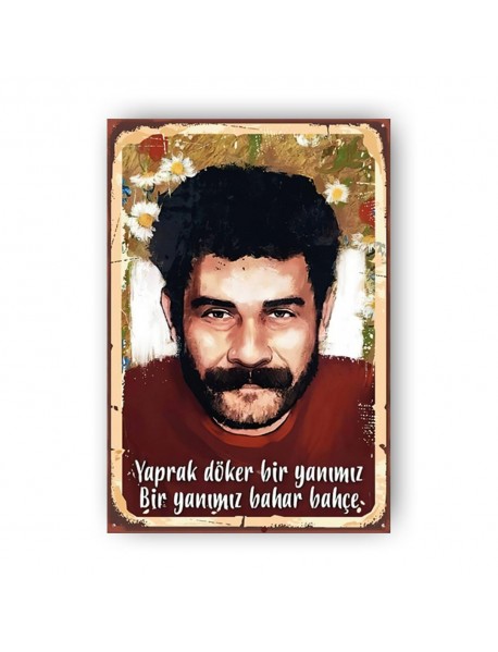 AHMET KAYA 18 AHŞAP POSTER 20x30cm  - 98