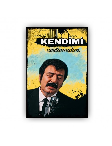 MÜSLÜM BABA 2 AHŞAP POSTER 20x30cm  - 60