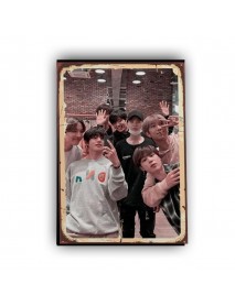 BTS 6 AHŞAP POSTER 20x30cm  - 58