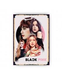 BLACK PINK AHŞAP POSTER 20x30cm  - 96