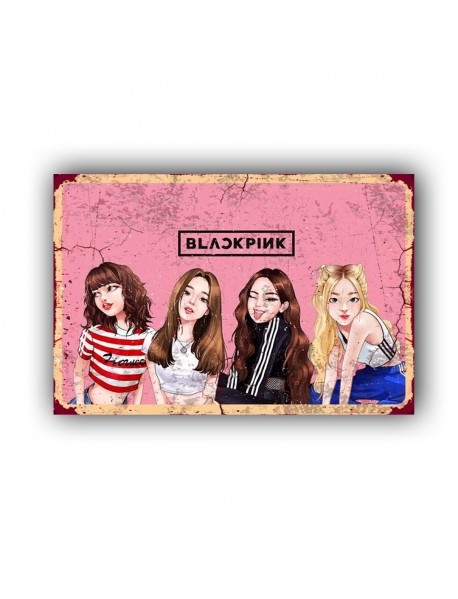 BLACK PINK 2 AHŞAP POSTER 20x30cm  - 97