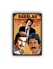 BABALAR AHŞAP POSTER 20x30cm  - 48