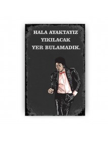 HALA AYAKTAYIZ AHŞAP POSTER 20x30cm  - 88