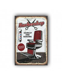 BARBERSHOP AHŞAP POSTER 20x30cm  - 89