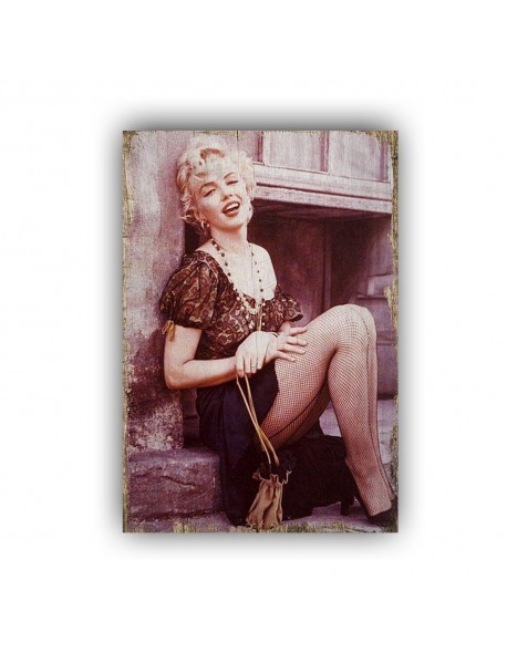 MARILYN MONROE 13 AHŞAP POSTER 20x30cm  - 90