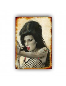 AMY WINEHOUSE 2 AHŞAP POSTER 20x30cm  - 33