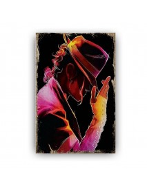 MICHAEL JACKSON 10 AHŞAP POSTER 20x30cm  - 47