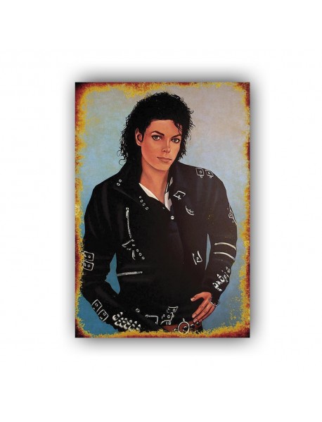 MICHAEL JACKSON 11 AHŞAP POSTER 20x30cm  - 87