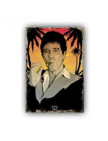 AL PACINO 7 AHŞAP POSTER 20x30cm  - 45