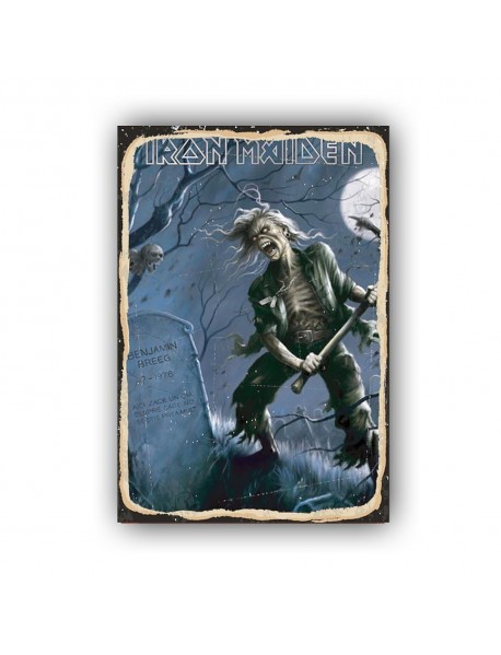 IRON MAIDEN 2 AHŞAP POSTER 20x30cm  - 73