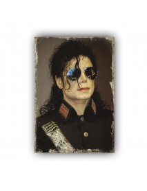 MICHAEL JACKSON 14 AHŞAP POSTER 20x30cm  - 41