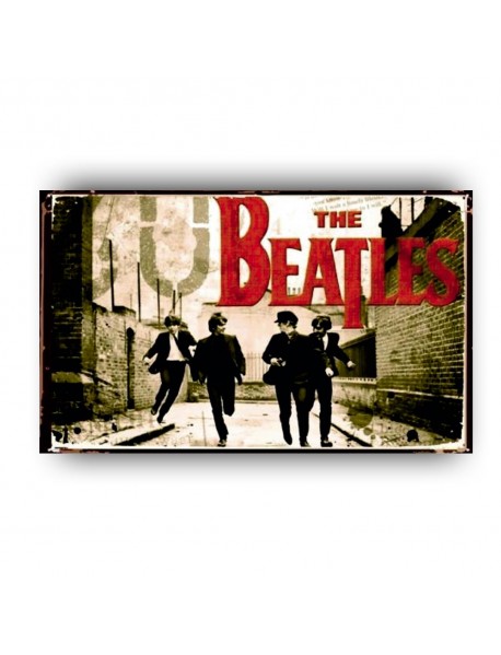 BEATLES 3 AHŞAP POSTER 20x30cm  - 91