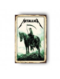 METALLICA 3 AHŞAP POSTER 20x30cm  - 99