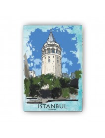 İSTANBUL 2 AHŞAP POSTER 20x30cm  - 53