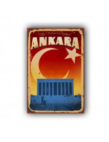 ANITKABİR AHŞAP POSTER 20x30cm  - 17