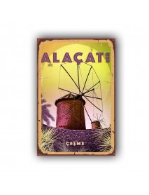 ALAÇATI AHŞAP POSTER 20x30cm  - 18