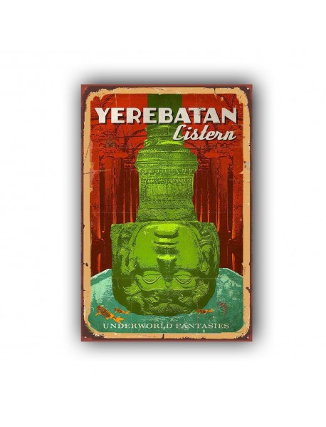 YEREBATAN AHŞAP POSTER 20x30cm  - 22