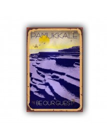 PAMUKKALE AHŞAP POSTER 20x30cm  - 36